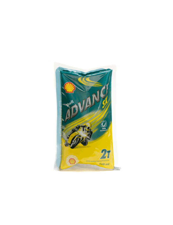 LUBRICANTE SHELL _ SACHET 2T _ CAJA DE 100 UNIDADES _ DE 200 mL C/U _ PRECIO POR CAJA