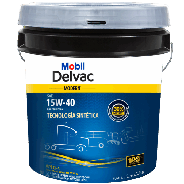 LUBRICANTE MOBIL _15W-40 _ MINIBALDE DE 9.46 LITROS _ PRECIO POR MINIBALDE