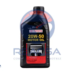 LUBRICANTE TOYOTA _ 20W50 _CAJA DE 12 UNIDADES _ DE 946 mL C/U _PRECIO POR CAJA