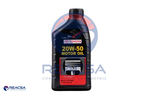 LUBRICANTE TOYOTA _ 20W-50 _ CAJA DE 4 UNIDADES _ DE 946 mL C/U _ PRECIO POR CAJA
