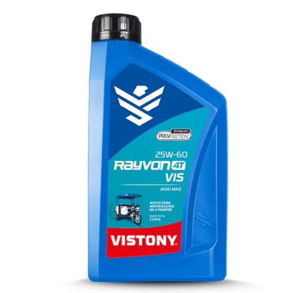 LUBRICANTE VISTONY _ 25W-60 _ CAJA DE 4 UNIDADES _ DE UN LITRO C/U _ PRECIO POR CAJA