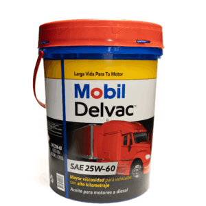 LUBRICANTE MOBIL DELVAC _25W-60 _ DE 18.93 LITROS _ PRECIO POR BALDE