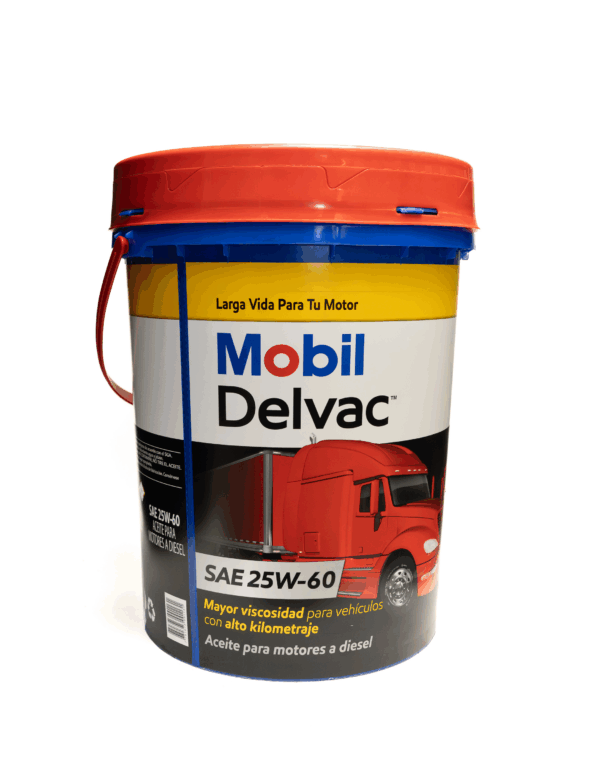 LUBRICANTE MOBIL DELVAC _25W-60 _ DE 18.93 LITROS _ PRECIO POR BALDE
