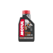 LUBRICANTE MOTUL 7100 _ 20W-50 _ CAJA DE 12 UNIDADES _ DE UN LITRO C/U _ PRECIO POR CAJA