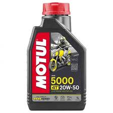 LUBRICANTE MOTUL 5000 _ 20W-50 _ CAJA DE 12 UNIDADES _ DE UN LITRO C/U _ PRECIO POR CAJA